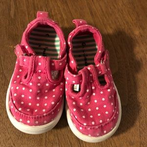 Pink poke a dot sneakers